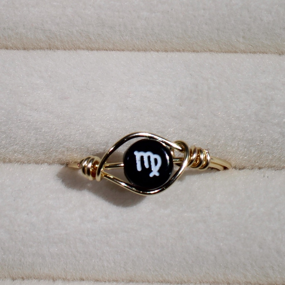 Virgo Zodiac Sign Ring | Adjustable Ring | Zodiac Ring | Virgo
